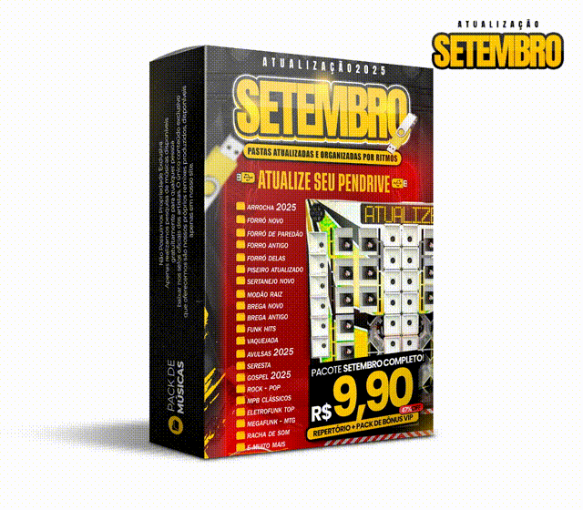SUPER PACK REPERTÓRIO DE SETEMBRO 2025
