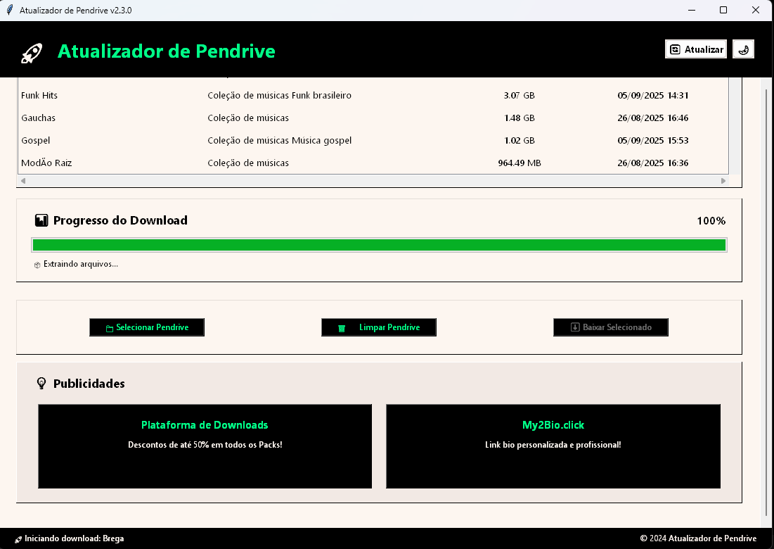 Atualizado de Pendrive 2025 (BETA)
