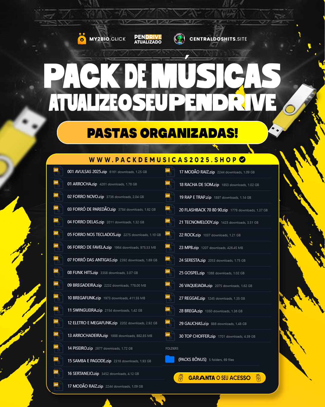 SUPER PACK DE MÚSICAS OUTUBRO 2025